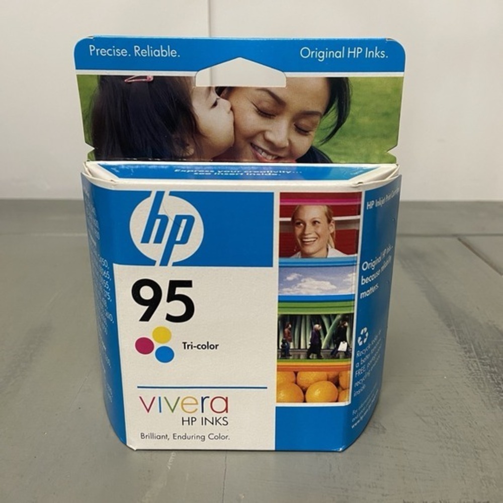 Original HP 95 Ink Cartridge Tri-color Sealed Package Expired 2008